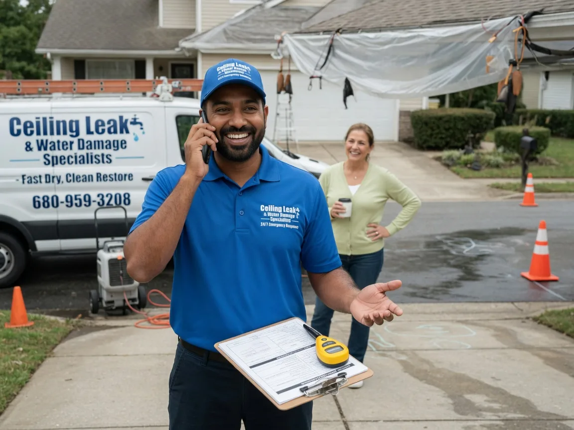 Ceiling Leak Cleanup Brocton, NY FAQs